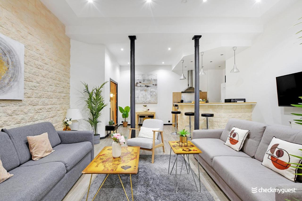 Ferienwohnung Magnifique Loft Marais Rivoli Paris Exterior foto